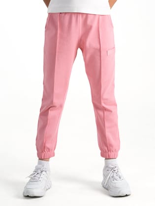 Airy Chic Joggers-4-5 Y / Perfect Peach