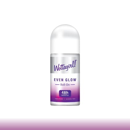 Wottagirl Vanilla Twist Underarm RollOn for Women | Sweet Vanilla-Coconut Deodorant | 48H Odour Protection | Alcohol-Free, Gentle Formula | 100% Vegan | 50ml