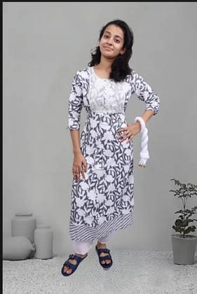 PickCell Premium Handwork Kurti With Bottom & Dupatta