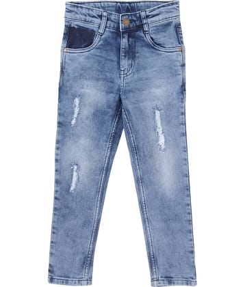 Cub Mcpaws Pack of 1 Boys Cotton Blend Jeans ( Blue )
