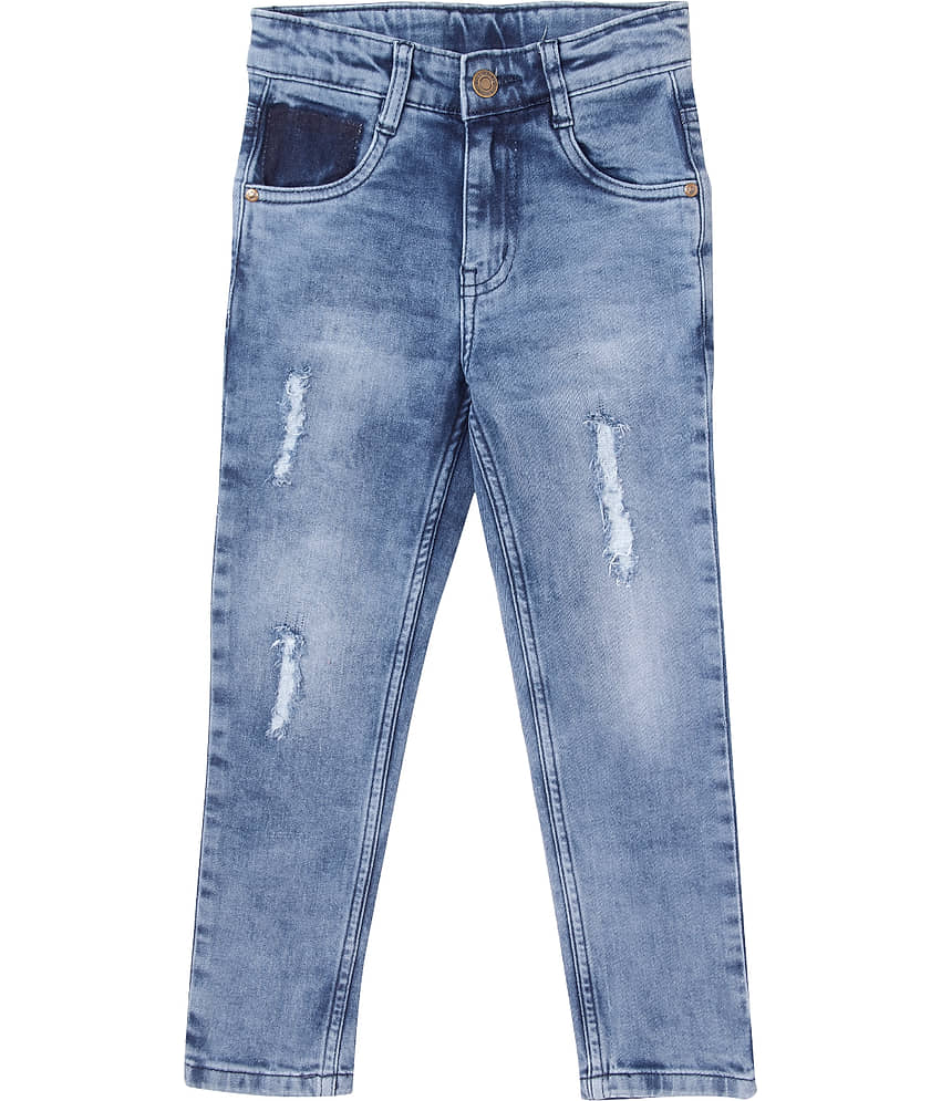 Cub Mcpaws Pack of 1 Boys Cotton Blend Jeans ( Blue )