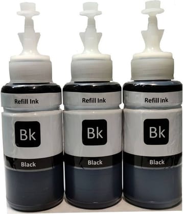 TEQUO 664 Ink For L355 Black Pack of 3 Cartridge for L220/ L550/ L355/ L110/ L210/ L300/ L360/ L350/ L380/ L100/ L200/ L565/ L555/ L130/ L1300 and more.