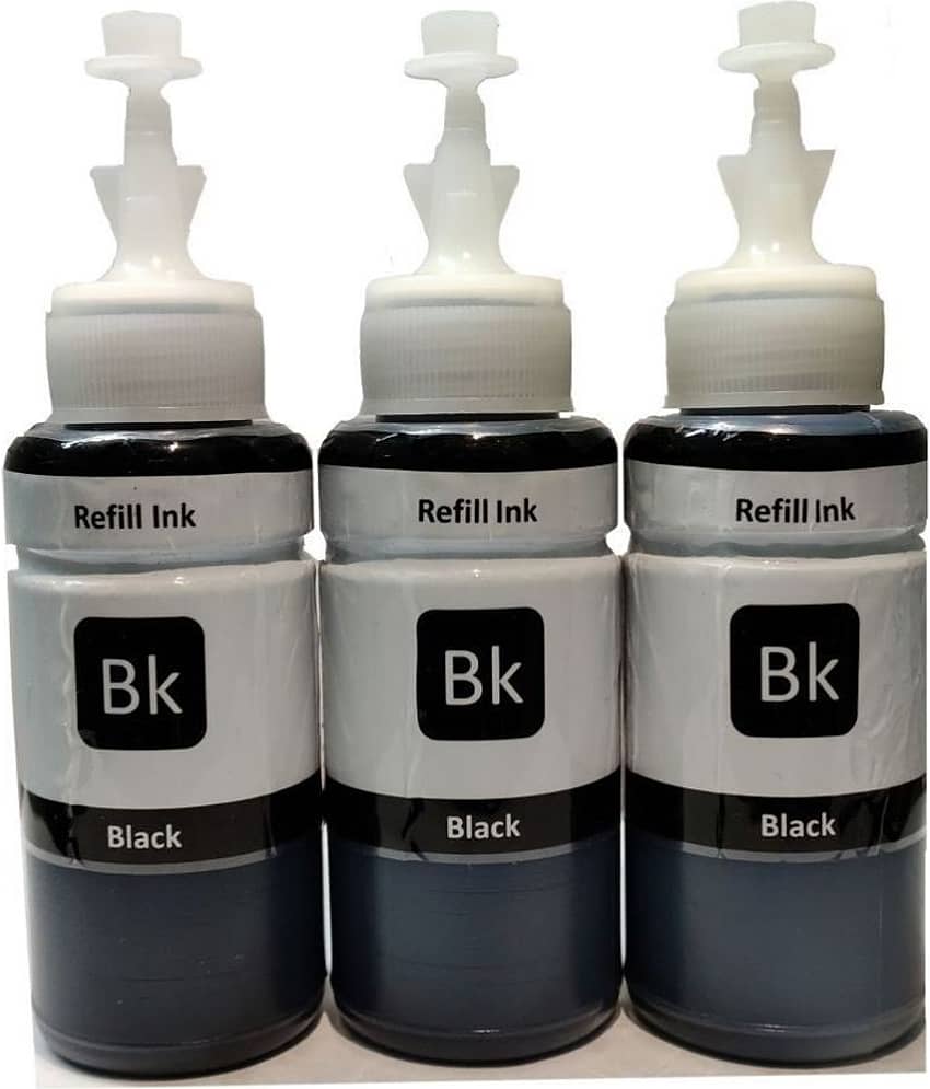 TEQUO 664 Ink For L355 Black Pack of 3 Cartridge for L220/ L550/ L355/ L110/ L210/ L300/ L360/ L350/ L380/ L100/ L200/ L565/ L555/ L130/ L1300 and more.