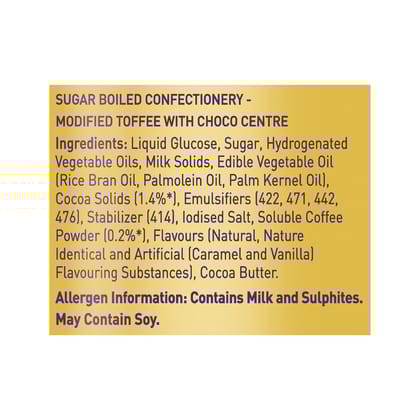 Cadbury Choclairs Coffee Candy, 330 g (60 Candies)