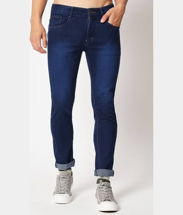 RAGZO - Dark Blue Denim Slim Fit Men's Jeans ( Pack of 1 )