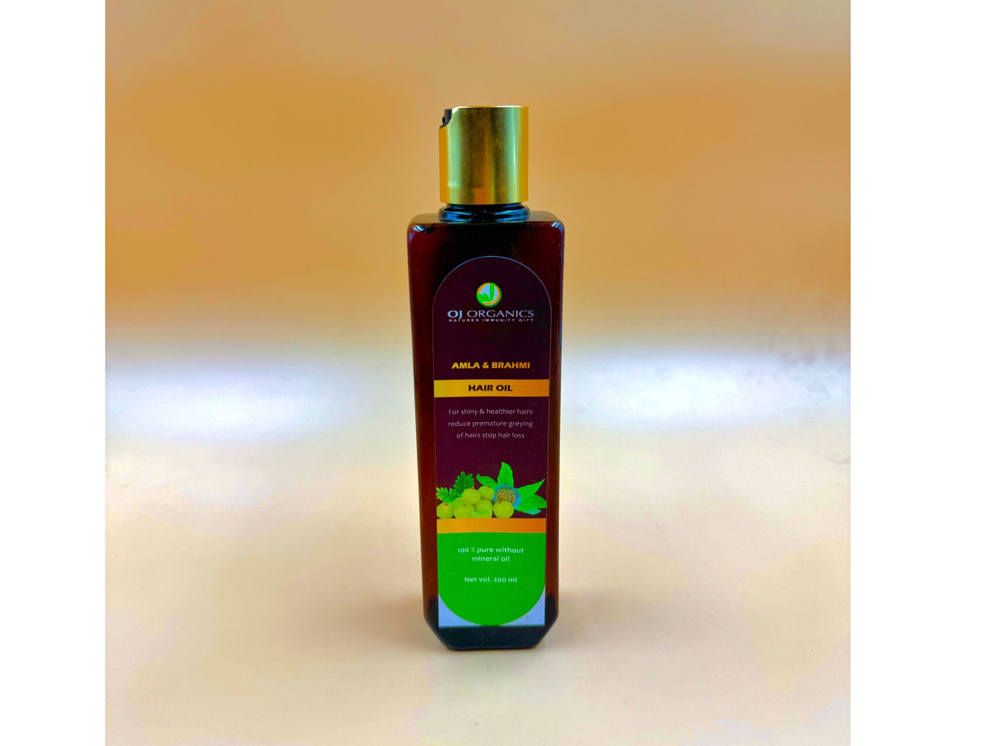 Hair Oil Amla & Bhringraj (Without Mineral Oil) 200ml+A12
