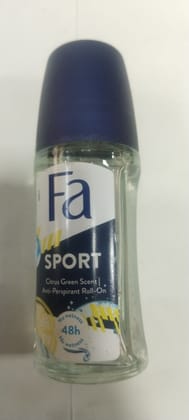 Fa Sport Citrus gree scent, Anti-perspirant roll-on 