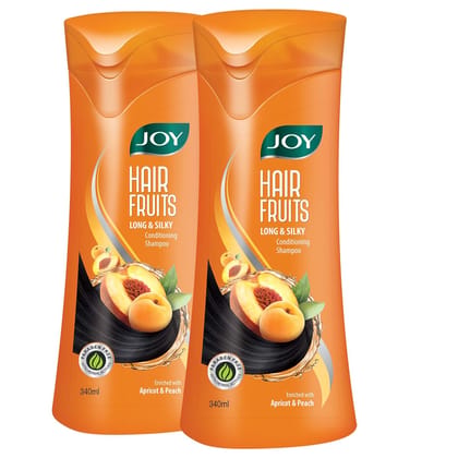 Joy Apricot & Peach Conditioning Shampoo for Growing Long & Silky Hair (340ml x 2)| Boosts Hair Growth, Makes Hair Soft & Silky | Free from Harsh Chemicals & Paraben Joy Apricot & Peach Conditioning Shampoo for Growing Long & Silky Hair (340ml x 2)| Boos Joy Apricot & Peach Conditioning Shampoo for Growing Long & Silky Hair (340ml x 2)| Boosts Hair Growth, Makes Hair Soft & Silky | Free from Harsh Chemicals & Paraben Joy Apricot & Peach Conditioning Shampoo for Growing Long & Silky Hair (340ml x 2)| Boos