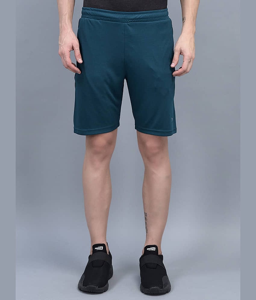 Force NXT - Green Cotton Blend Men's Shorts ( Pack of 1 )