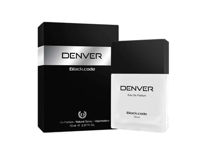 DENVER Black Code Perfume For Men - 70ML Premium & Long Lasting Perfume 