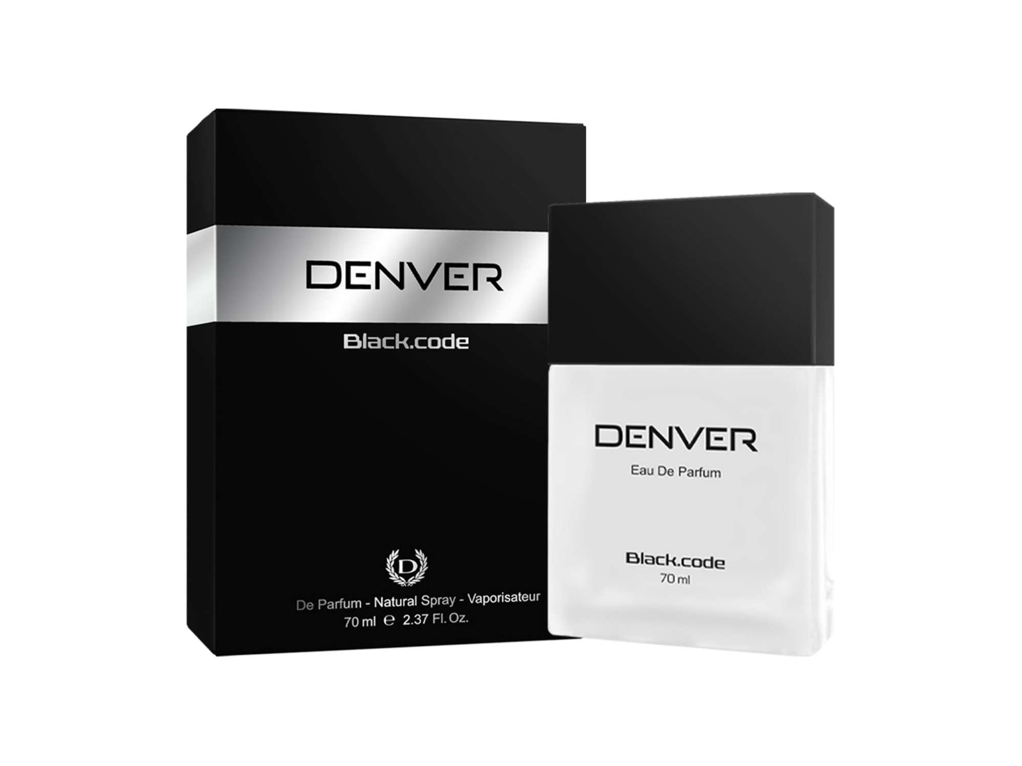 DENVER Black Code Perfume For Men - 70ML Premium & Long Lasting Perfume 