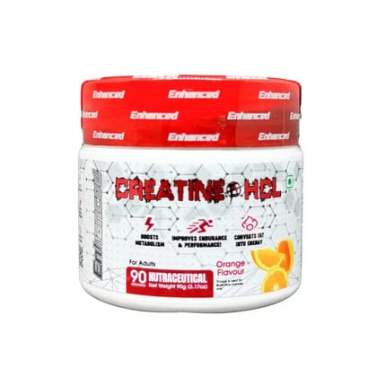 Enhanced Creatine HCL-90 Servings / Orange