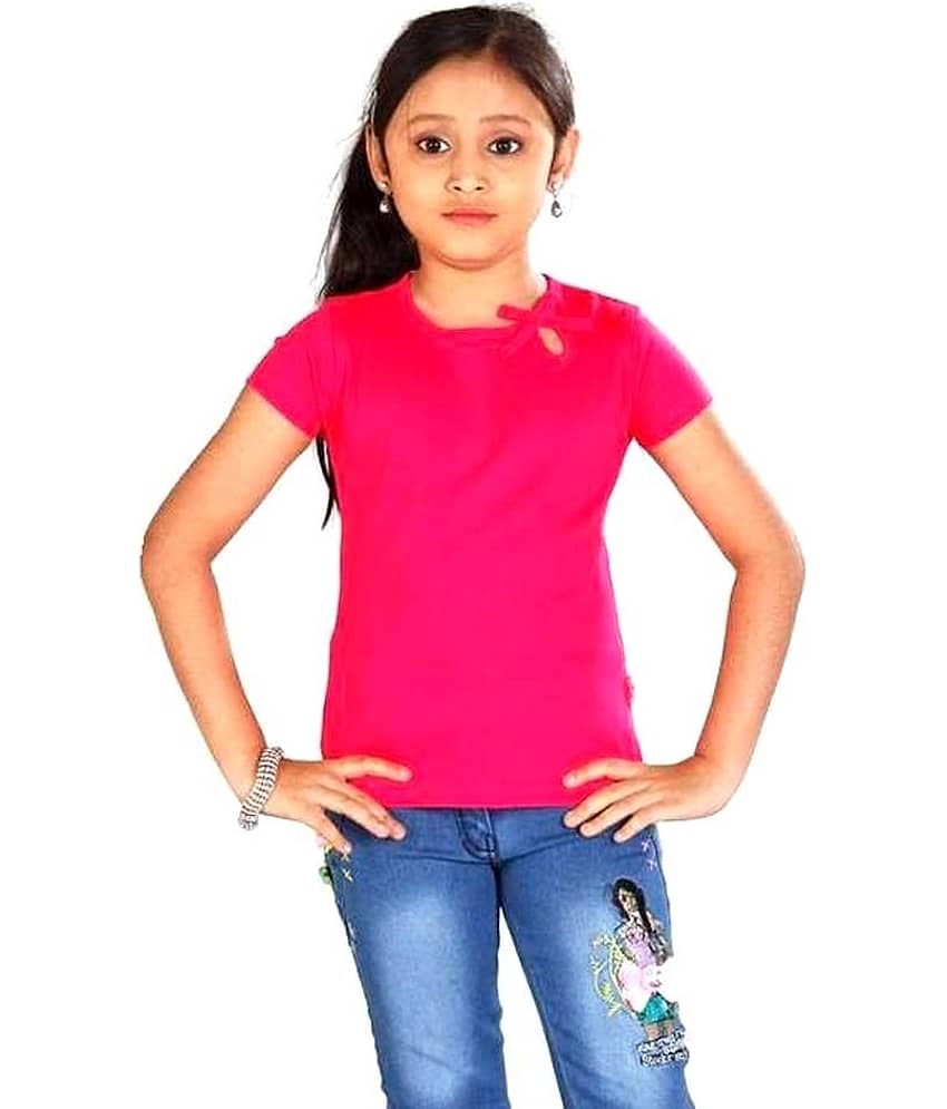 Sini Mini Girls 100% Cotton Tops ( Blue )