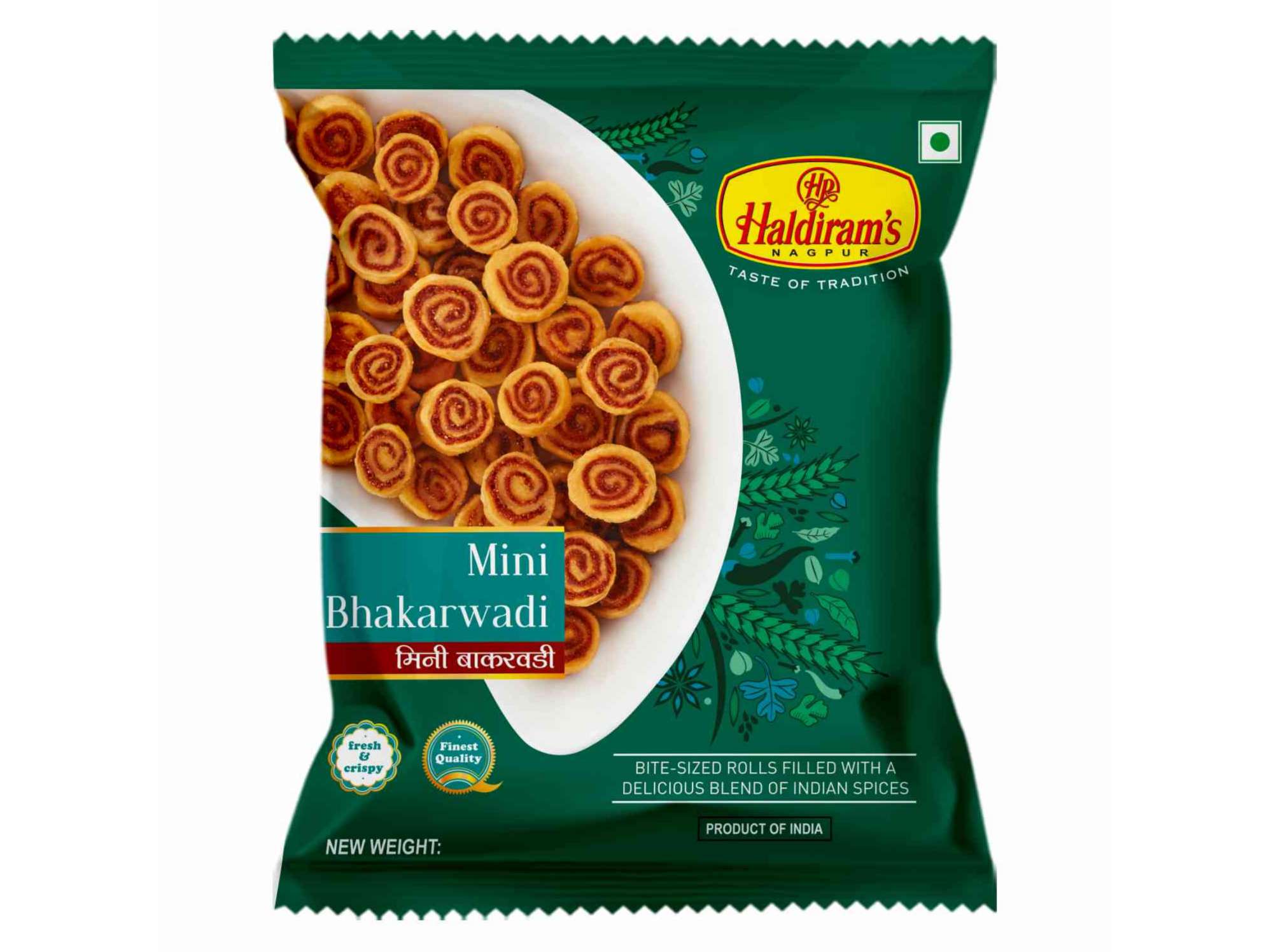 Haldiram's Mini Bhakarwadi Namkeen - 200 gm
