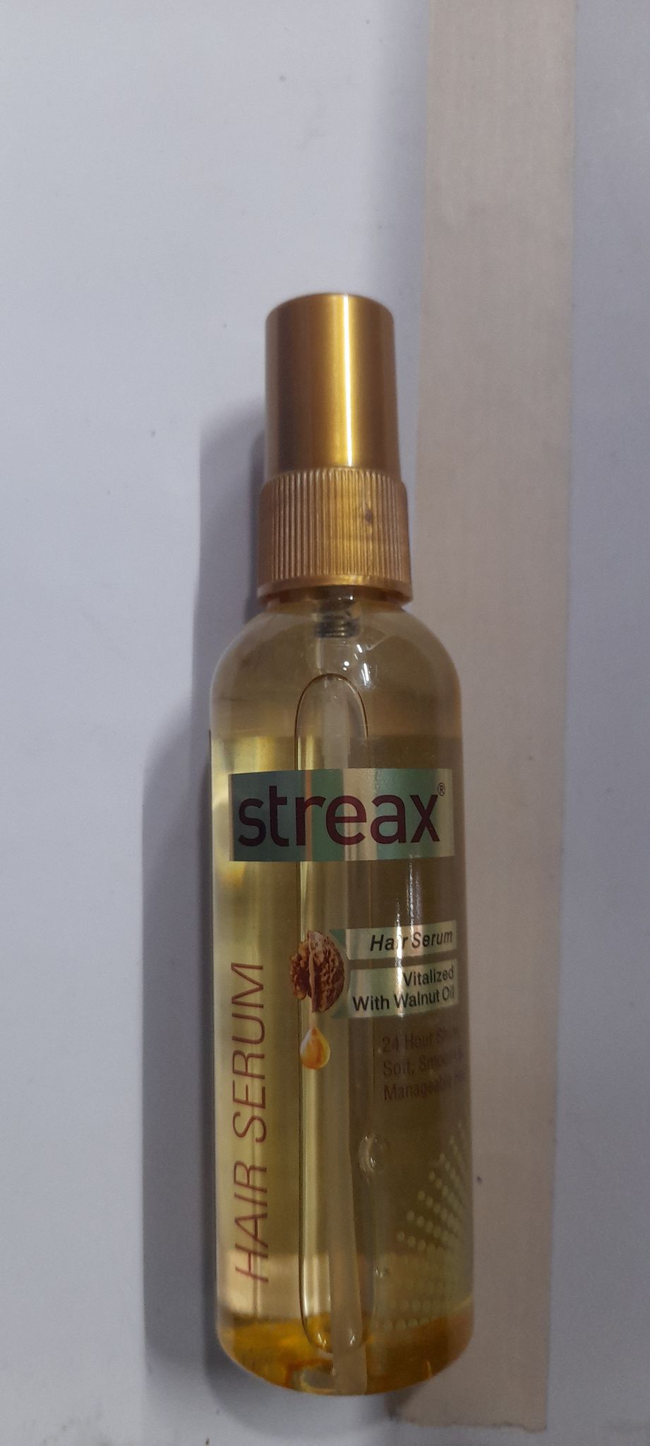Streax vitalized with walnut oil hair serum