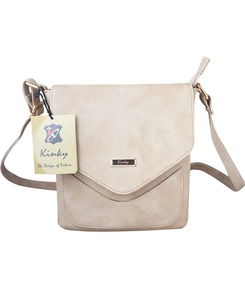 KINKY Brown P.U. Sling Bag
