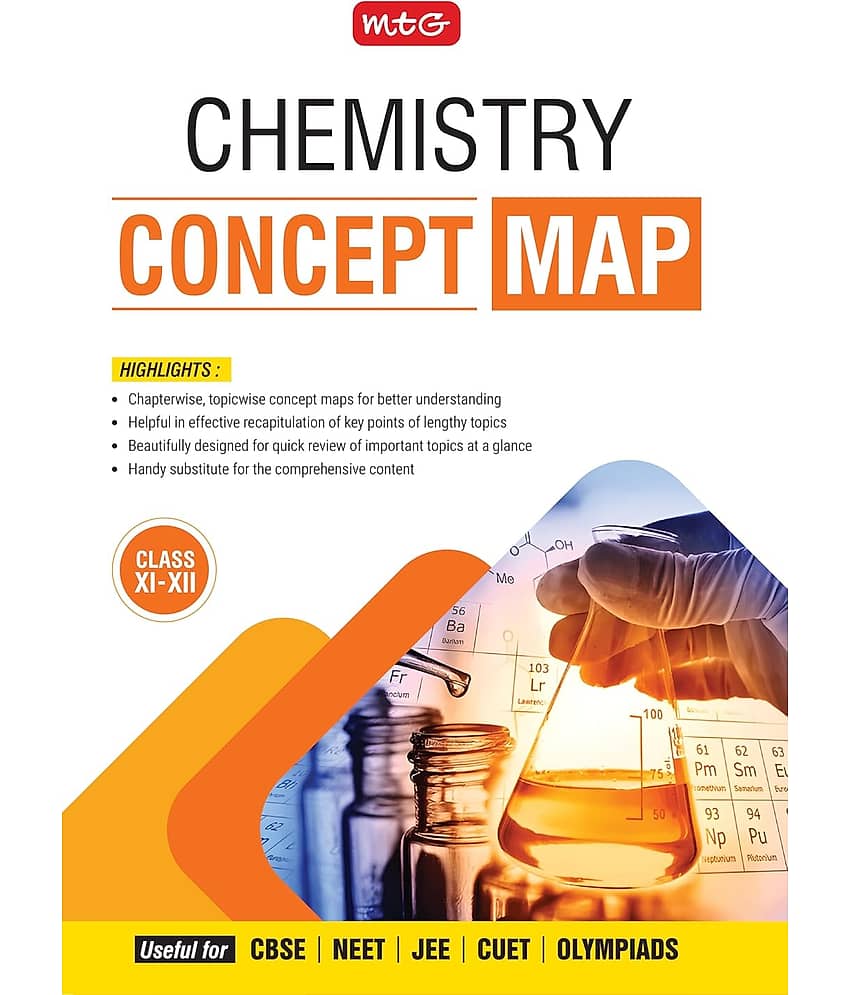 MTG Concept Map For NEET/JEE Chemistry Book (Class 11th & 12th) 2025 Exam | Covers Chapterwise Topicwise Concept Map/Mind Map