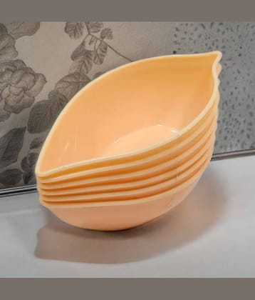 kitchrox Plastic Snacks Bowl 120 mL ( Set of 6 )