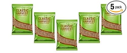 Classic Harvest Ajwain Seeds/Carom Seeds/Ajamoda/Ajowan/Bishop Seeds 2 kg (Pack Of 5, 400g Each) Classic Harvest Ajwain Seeds/Carom Seeds/Ajamoda/Ajowan/Bishop Seeds 2 kg (Pack Of 5, 400g Each)