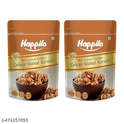 Happilo Deluxe Kashmiri Walnut Kernels 200g (Pack of 2)