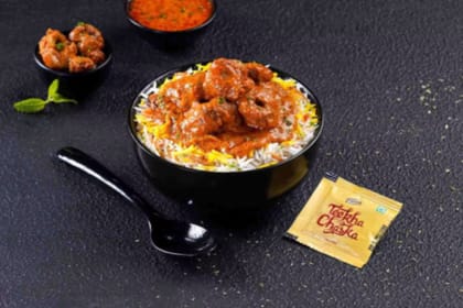 Smoked Butter Chicken Rice Bowl Smoked Butter Chicken Rice Bowl