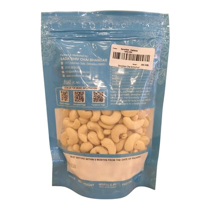 Sarvottam Premium Cashew 250g | Whole Cashew Nuts W320 | Extra Large Kernels, High Protein | Hand-Picked Natural Dry Fruits
