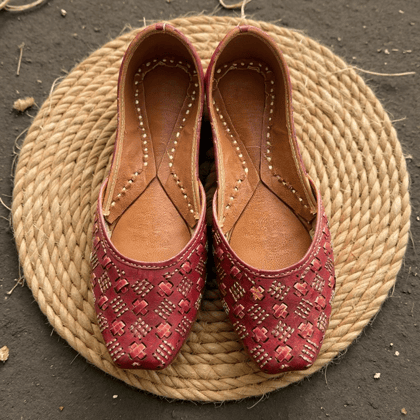 Punjabi handmade Leather Jutti 