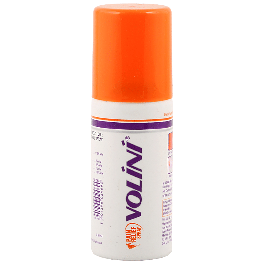 Volini Pain Relief Spray, Long Lasting, 15 G