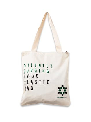 Silently Judging Cotton Tote Bag