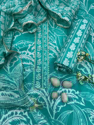 Hand Work Cotton Gota Suit