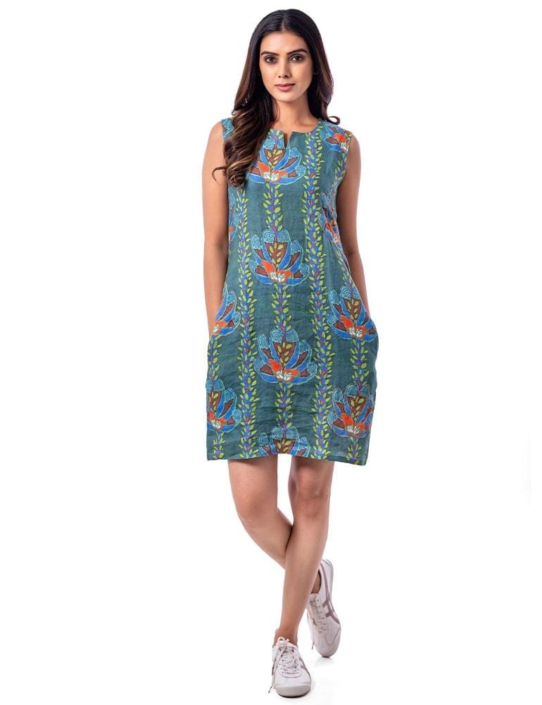 Absolutely Appealing Linen Dress-XL