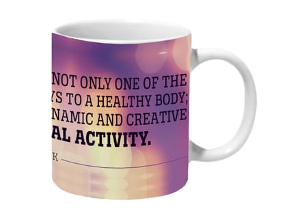 Multicolor Intellectual Activity Jfk Ceramic Mug