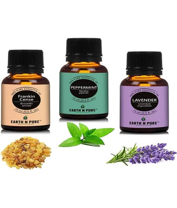 Earth N Pure - Peppermint Essential Oil 15 mL ( Pack of 3 )