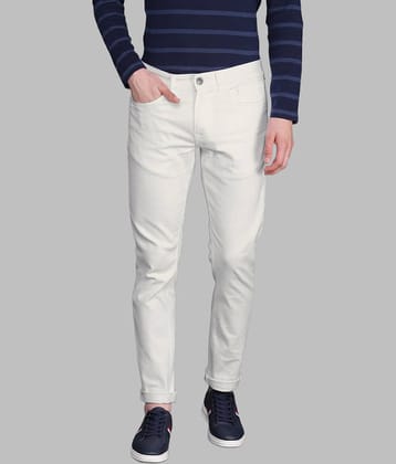 x20 - White Denim Skinny Fit Men's Jeans ( Pack of 1 )