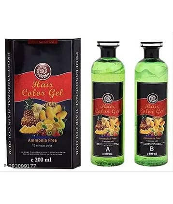 WRIXTY Fruit Vinegar Hair Colour Gel Black Instant Smooth Hair Natural Shine Grey Coverage Formula