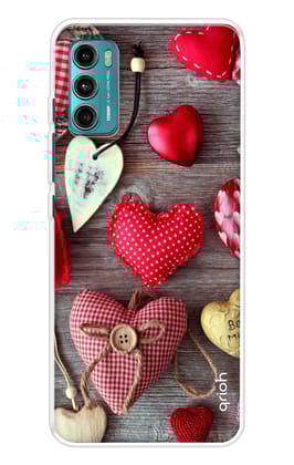Valentine Hearts Soft Cover for Motorola G40 Fusion