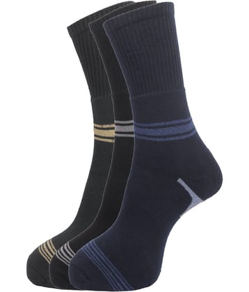 Dollar Socks Multi Casual Full Length Socks Pack of 3