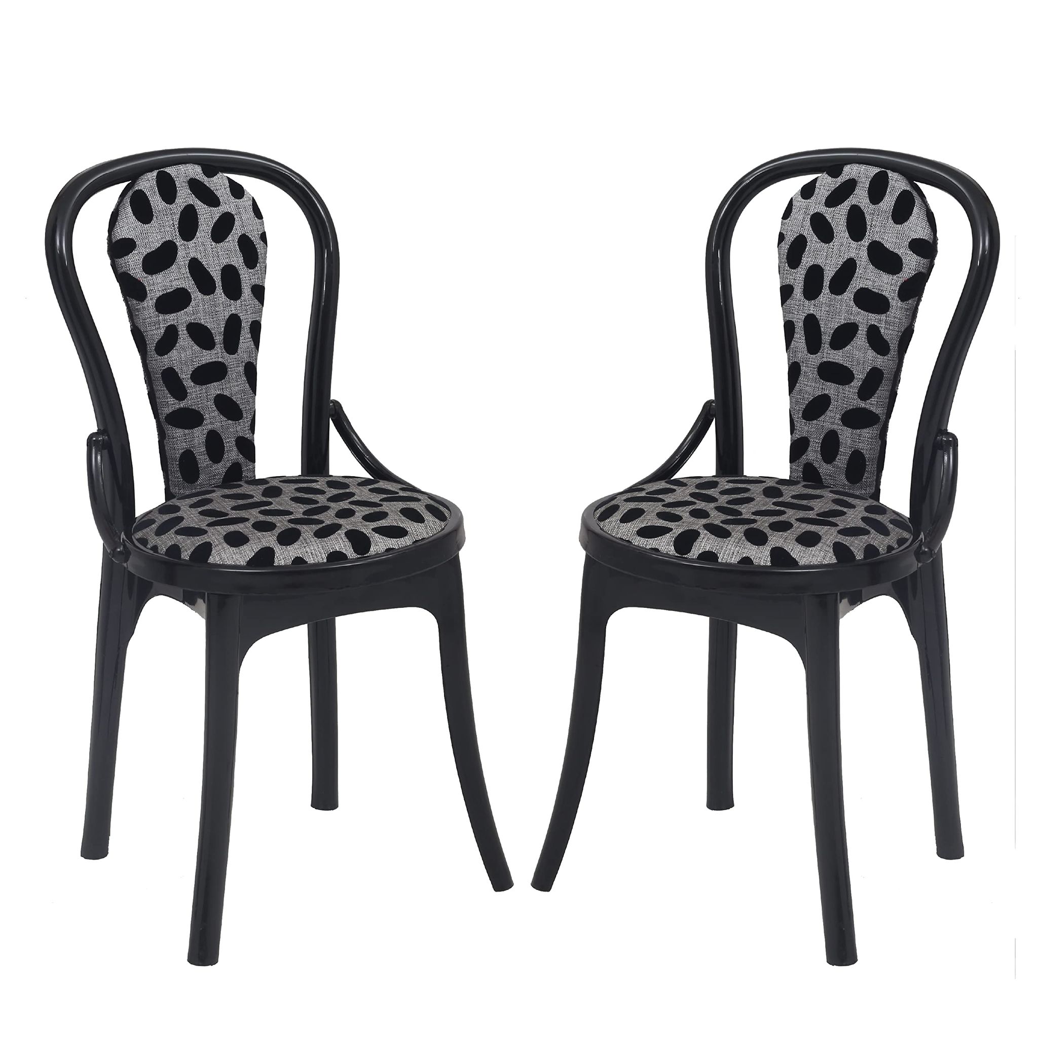 Supreme Furniture Pearl Super Plastic Cushion Chair Without-Arm Suitable for Home, Garden, Office, Living Room, Cafeteria, Restaurant, Hotel, Resort and Indoor