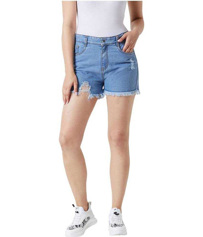 Miss Chase Denim Frayed - Blue