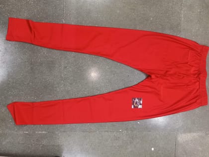 LADIES SILKY LEGGINGS ( Colours : Red )