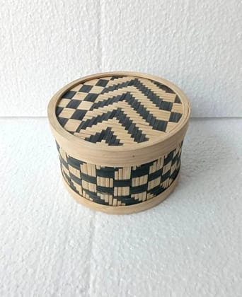 Stylish Multicolor Bamboo Basket