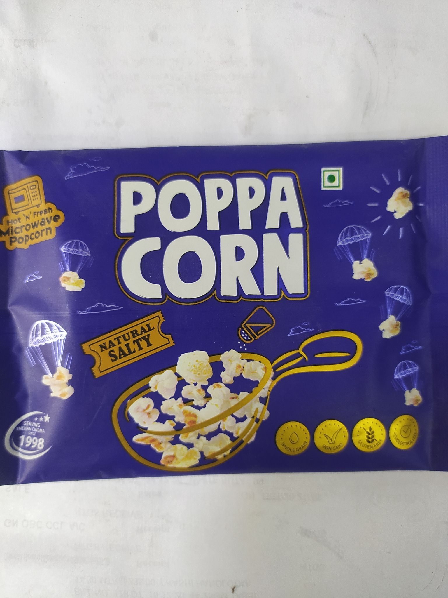 Poppa Corn Natural Salty 