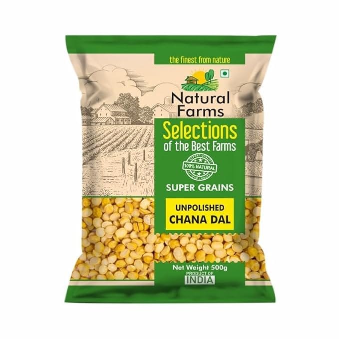Natural Farms Chana Dal 500 g