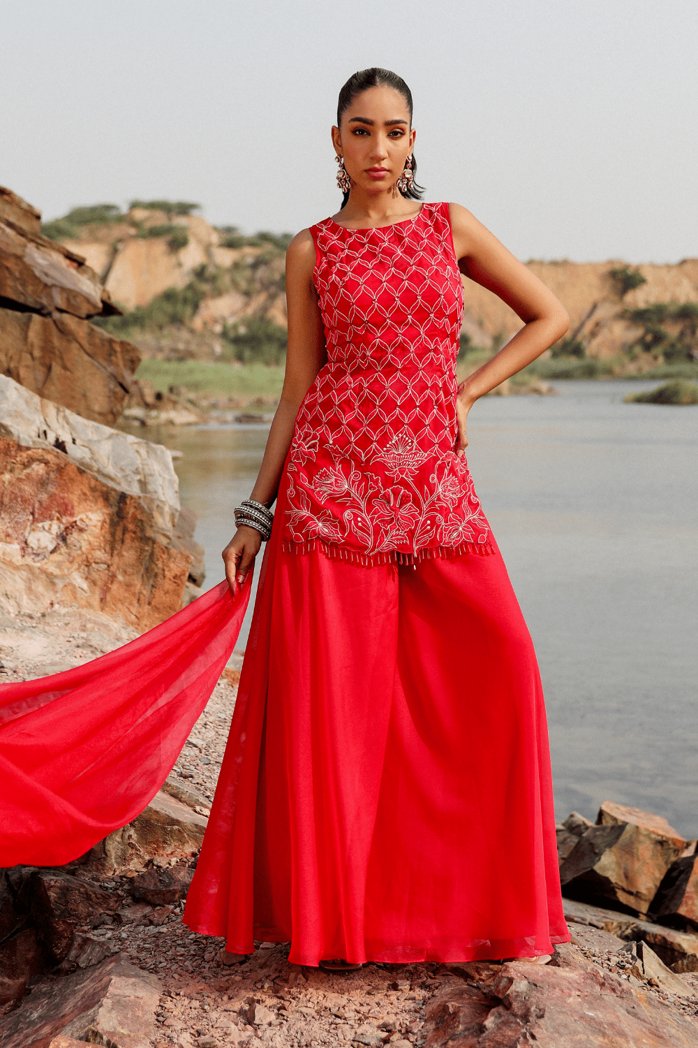 RAZZLE DAZZLE KURTA SET-XS
