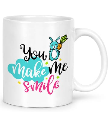 Idream Quote Printed Ceramic Coffee Mug 1 Pcs 330 mL