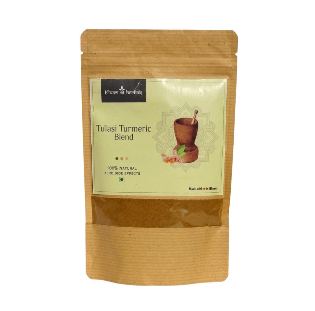 PNC-Tulsi Turmeric Blend Powder Pack of 100 Gms Way to Boosts Immunity Protect From Infections