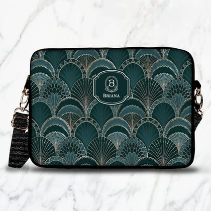 Gilded Archs Laptop Bag-Emerald / 13.3"