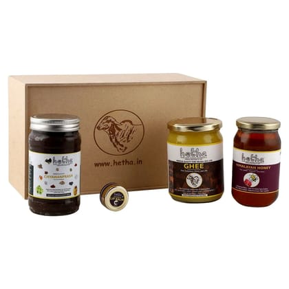 Hetha Gift Box (Type - With Desi Bilona Ghee) by HETHA Hetha Gift Box (Type - With Desi Bilona Ghee) by HETHA