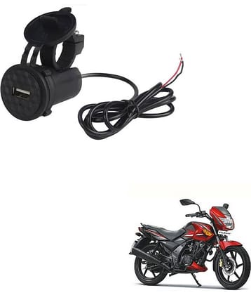 TVS All Bike Model Black USB  Bike Charger