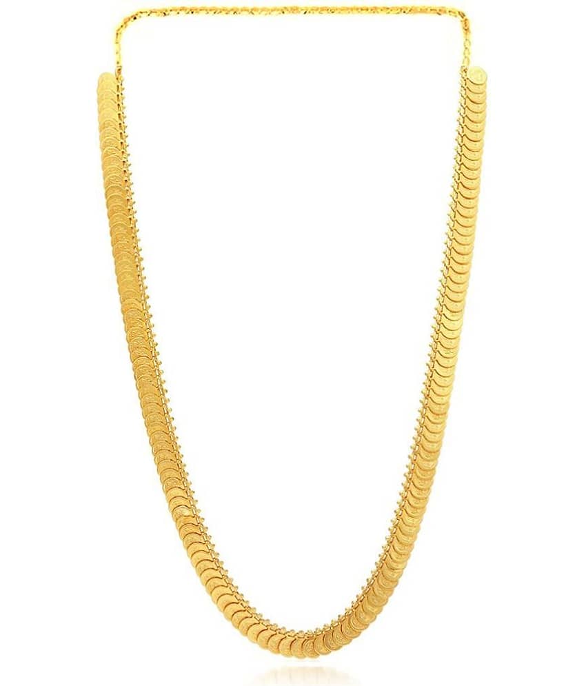 JIPPA - Golden Metal Necklace ( Pack of 1 )